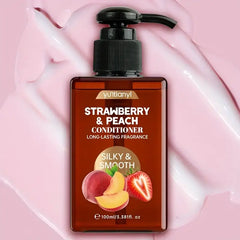 YUNTIANYI Strawberry and Peach Scented Hair Conditioner, Smooth and Silky