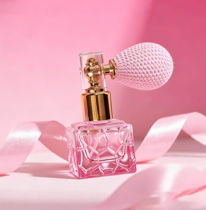 Press type perfume bottle