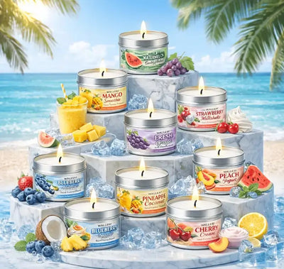 Scented soy candle