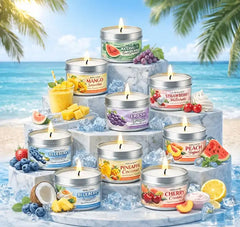 Scented soy candle