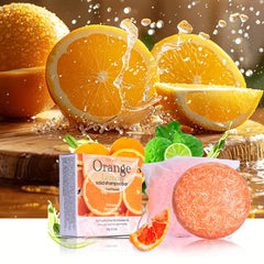 Orange Shampoo Soap, Delicate and Gentle Shampoo Bar